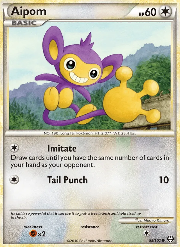 Aipom - Triumphant Pokemon Card