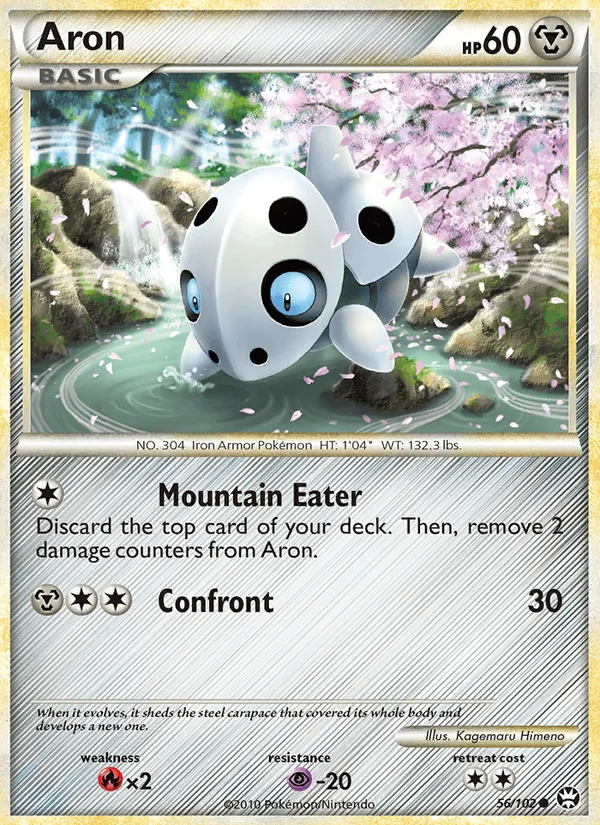 Aron - Triumphant Pokemon Card