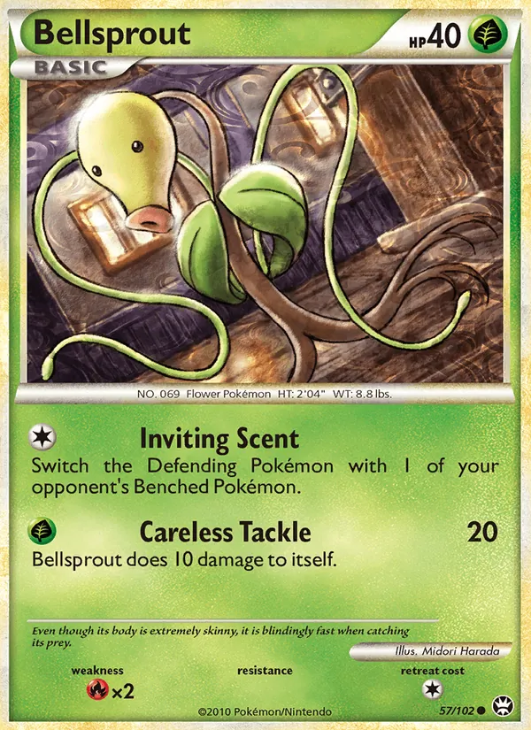 Bellsprout - Triumphant Pokemon Card