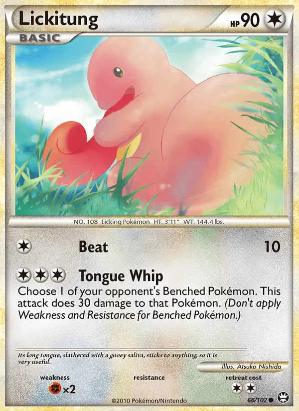 Lickitung - Triumphant Pokemon Card