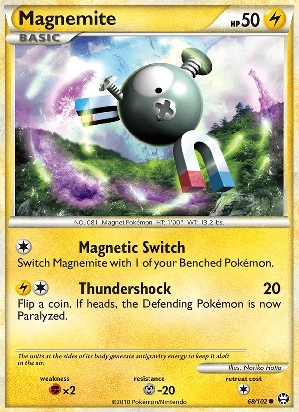 Magnemite - Triumphant Pokemon Card