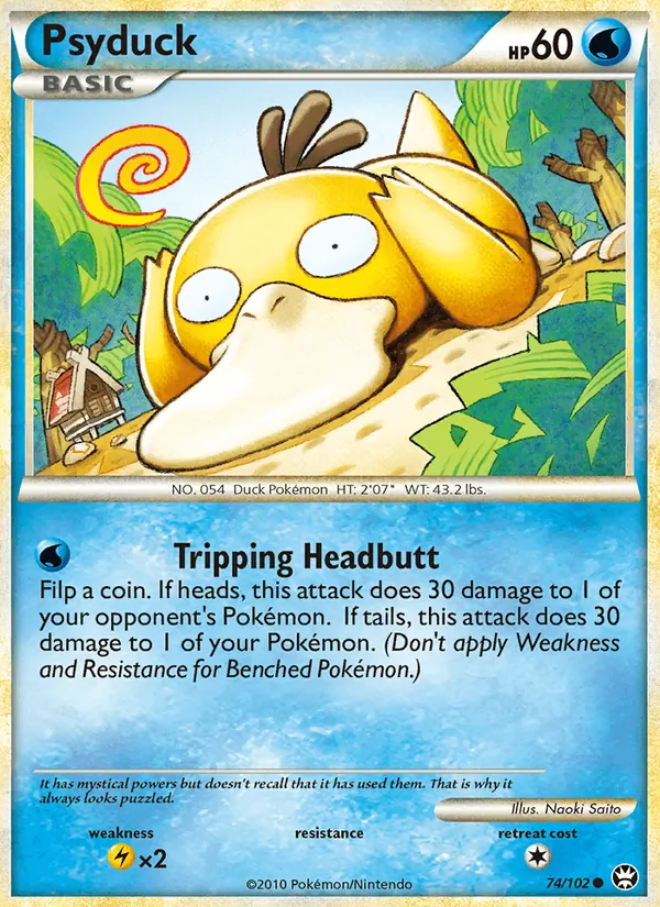 Psyduck - Triumphant Pokemon Card