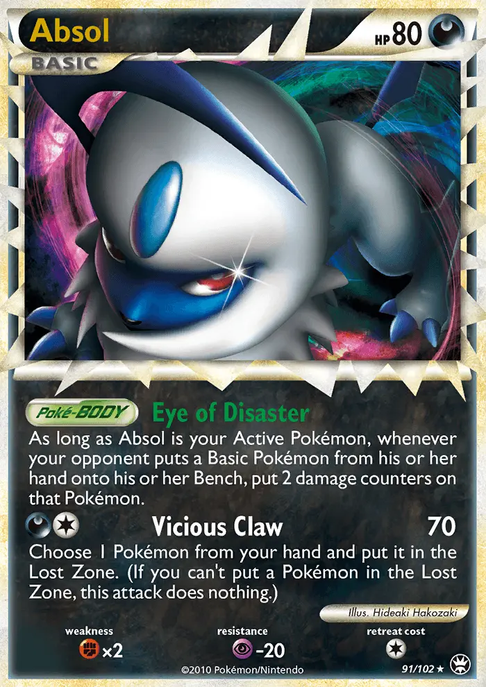 Absol - Triumphant Pokemon Card