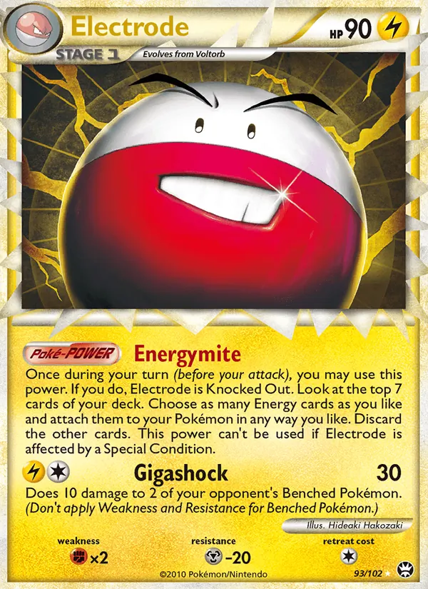 Electrode - Triumphant Pokemon Card