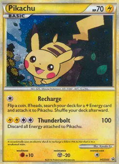 Pikachu - HGSS Black Star Promos