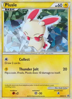 Plusle - HGSS Black Star Promos