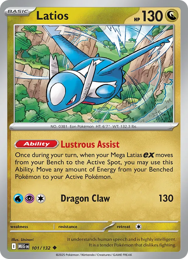 Latios - Mega Evolution Pokemon Card