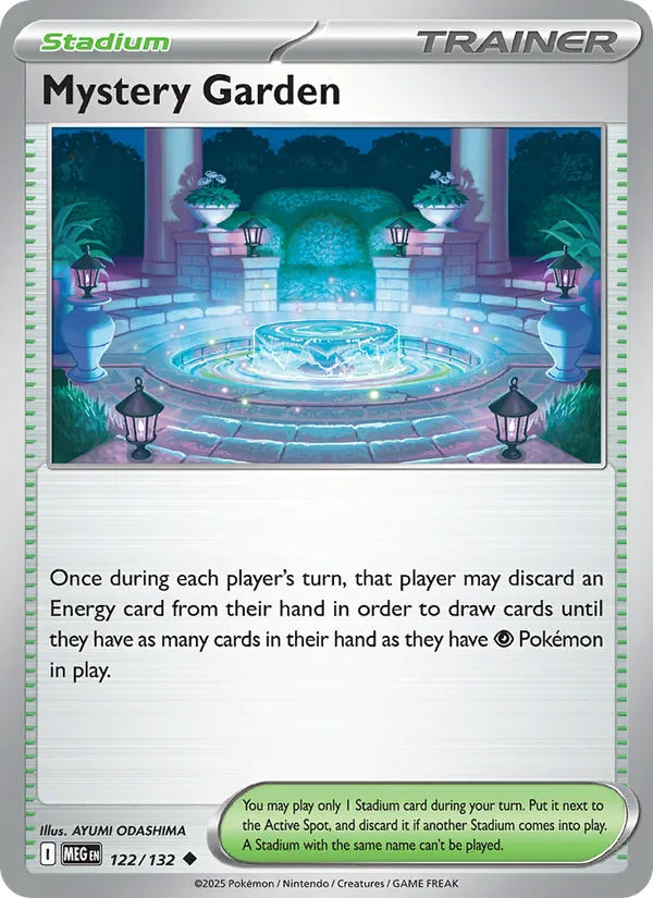 Mystery Garden - Mega Evolution Pokemon Card