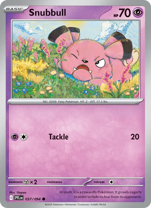 Snubbull - Phantasmal Flames Pokemon Card