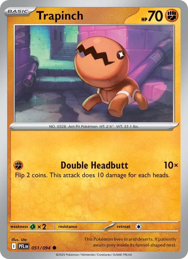 Trapinch - Phantasmal Flames Pokemon Card