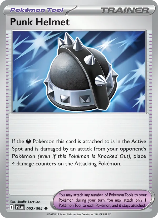 Punk Helmet - Phantasmal Flames Pokemon Card