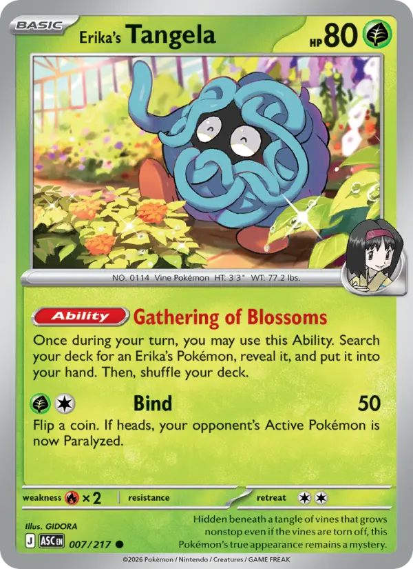 Erika's Tangela - Ascended Heroes Pokemon Card