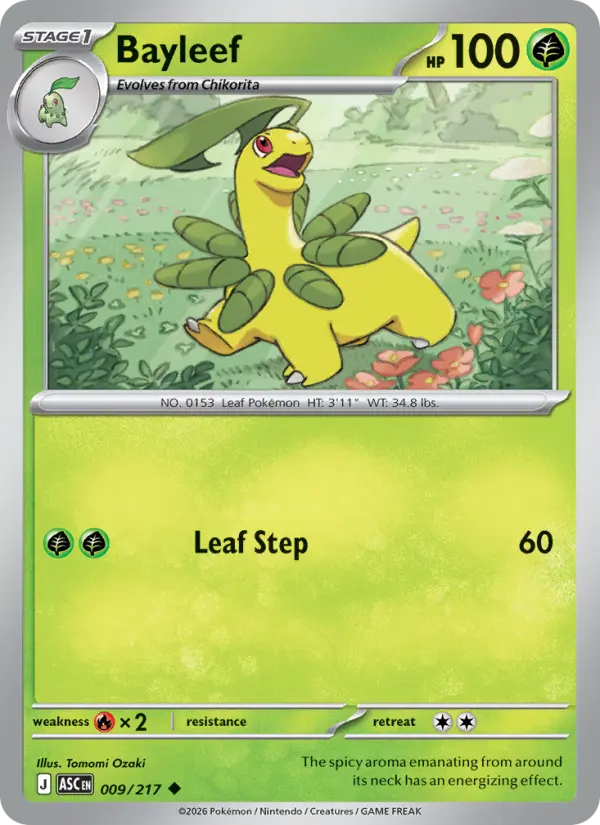 Bayleef - Ascended Heroes Pokemon Card