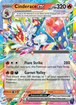Cinderace ex - Ascended Heroes