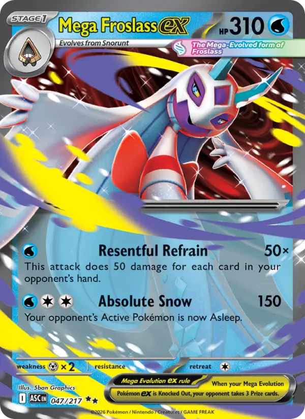 Mega Froslass ex - Ascended Heroes Pokemon Card