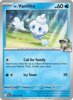 N's Vanillite - Ascended Heroes