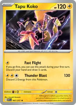 Tapu Koko - Ascended Heroes