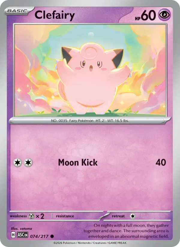 Clefairy - Ascended Heroes Pokemon Card