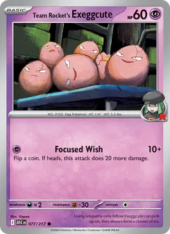 Team Rocket's Exeggcute - Ascended Heroes