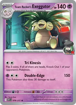 Team Rocket's Exeggutor - Ascended Heroes