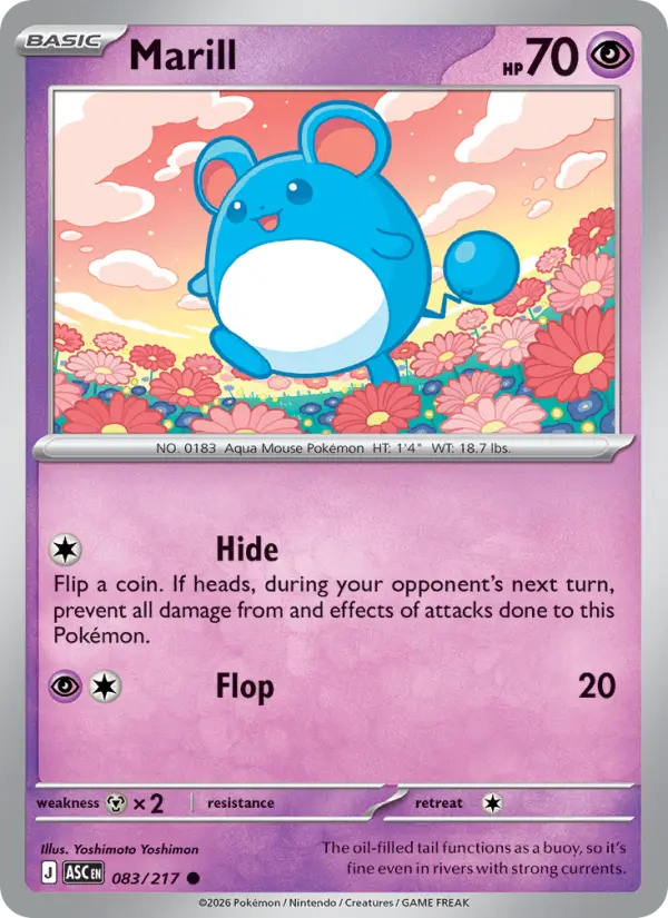 Marill - Ascended Heroes Pokemon Card