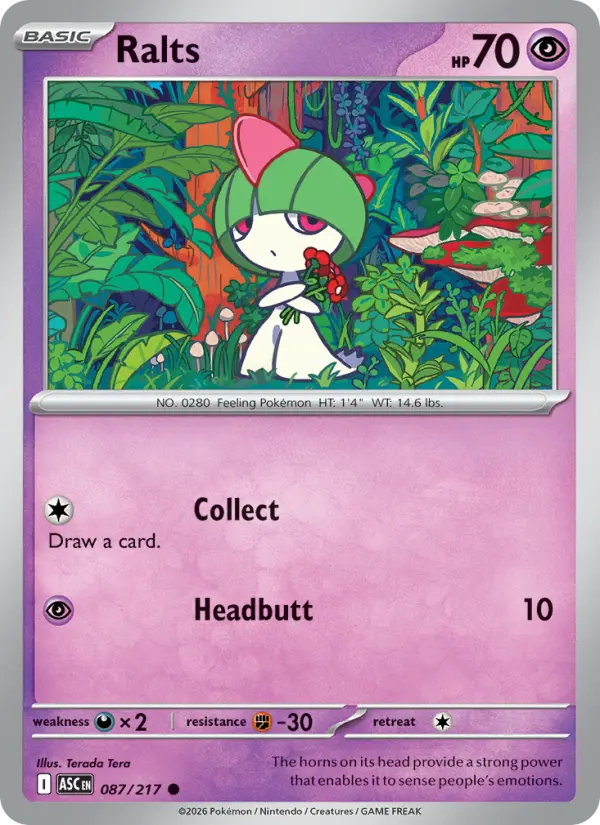 Ralts - Ascended Heroes Pokemon Card
