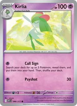 Kirlia - Ascended Heroes