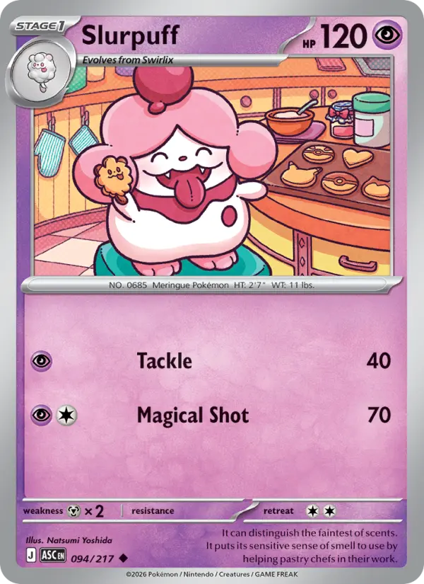 Slurpuff - Ascended Heroes Pokemon Card