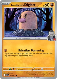 Team Rocket's Diglett - Ascended Heroes