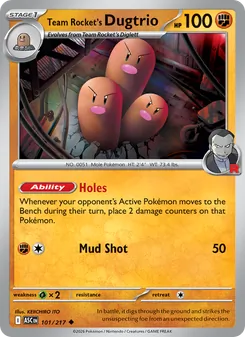 Team Rocket's Dugtrio - Ascended Heroes