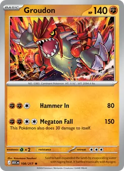 Groudon - Ascended Heroes