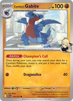 Cynthia's Gabite - Ascended Heroes