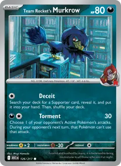 Team Rocket's Murkrow - Ascended Heroes