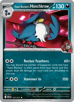 Team Rocket's Honchkrow - Ascended Heroes
