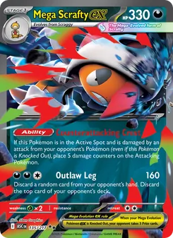 Mega Scrafty ex - Ascended Heroes