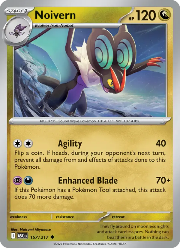 Noivern - Ascended Heroes Pokemon Card