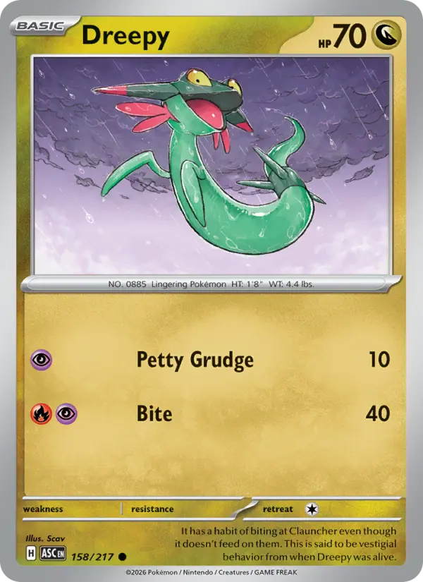 Dreepy - Ascended Heroes Pokemon Card