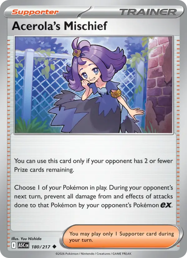 Acerola's Mischief - Ascended Heroes Pokemon Card