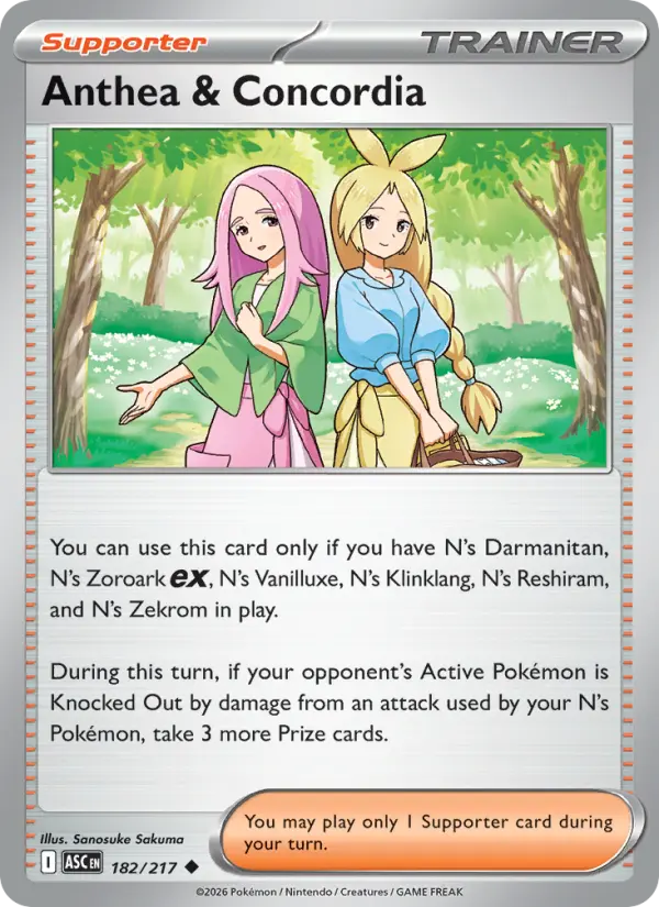 Anthea & Concordia - Ascended Heroes Pokemon Card