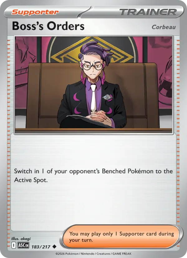 Boss's Orders - Ascended Heroes Pokemon Card