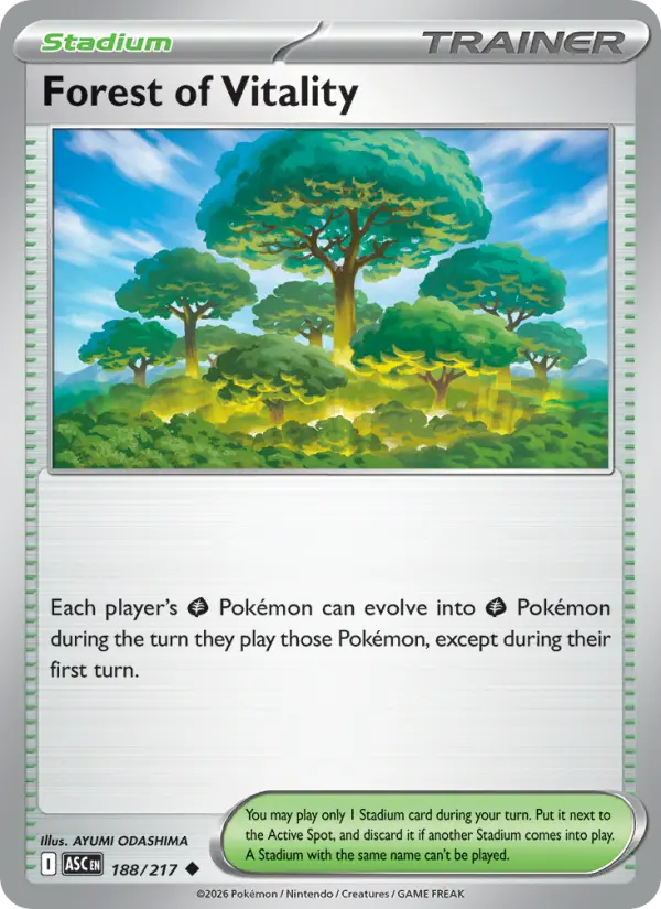 Forest of Vitality - Ascended Heroes Pokemon Card