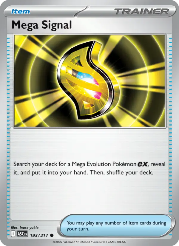 Mega Signal - Ascended Heroes Pokemon Card