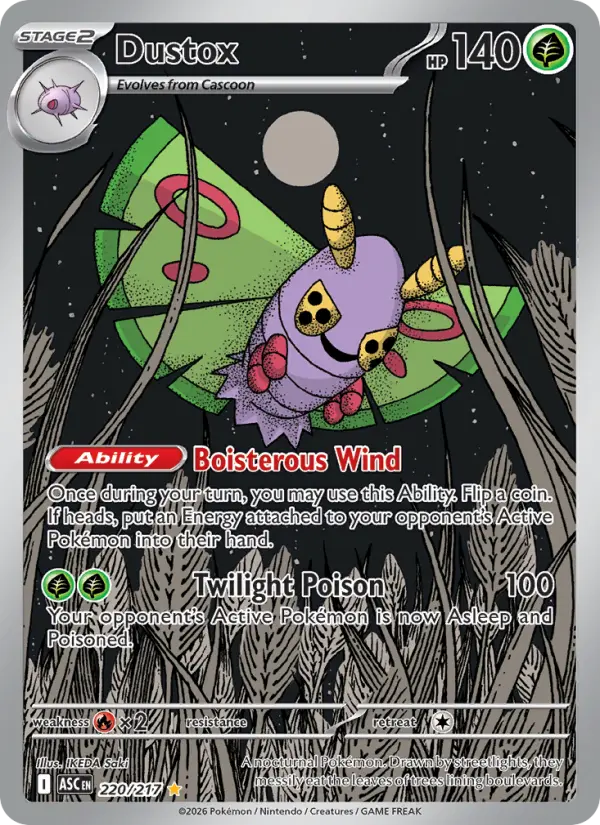 Dustox - Ascended Heroes Pokemon Card