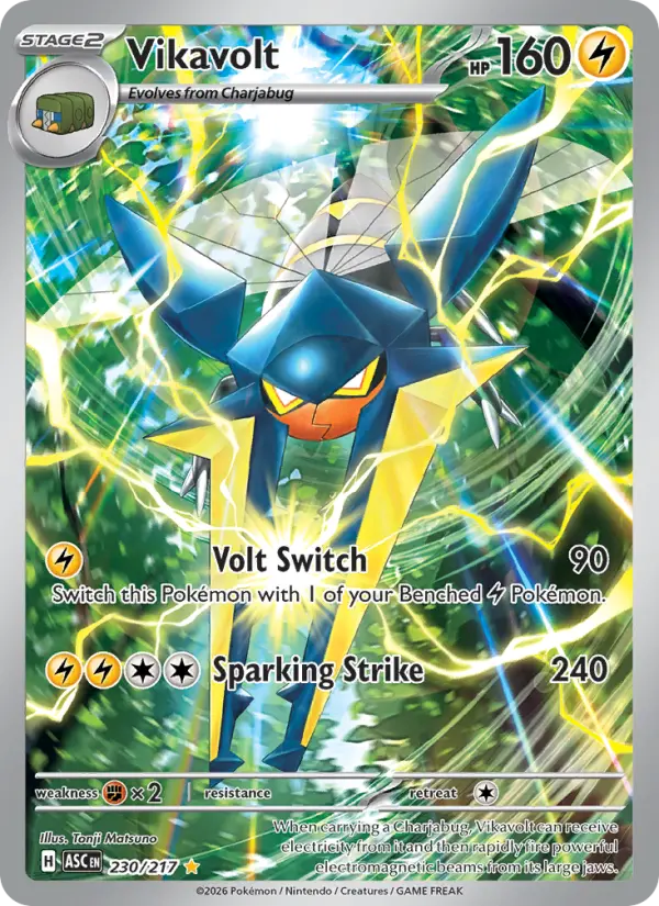 Vikavolt - Ascended Heroes Pokemon Card
