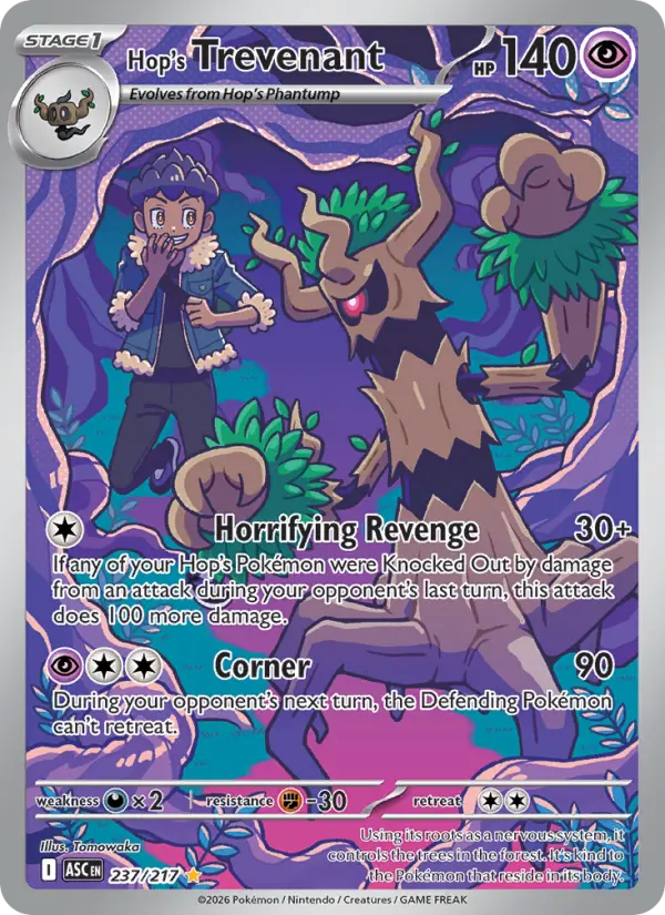 Hop's Trevenant - Ascended Heroes Pokemon Card