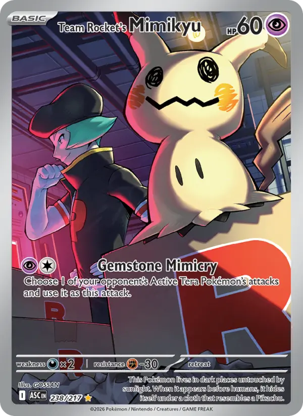 Team Rocket's Mimikyu - Ascended Heroes Pokemon Card