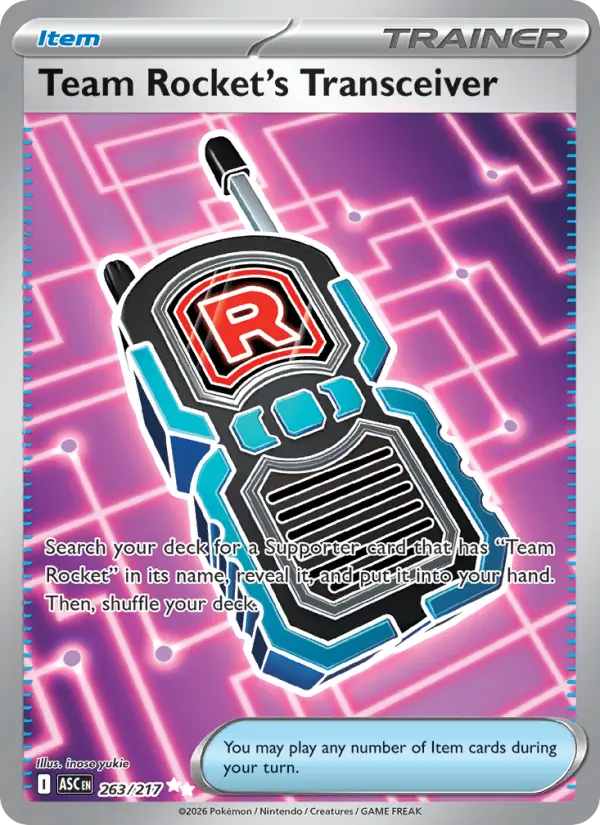 Team Rocket's Transceiver - Ascended Heroes Pokemon Card