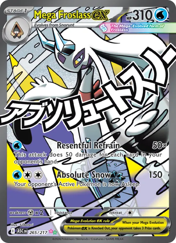 Mega Froslass ex - Ascended Heroes Pokemon Card