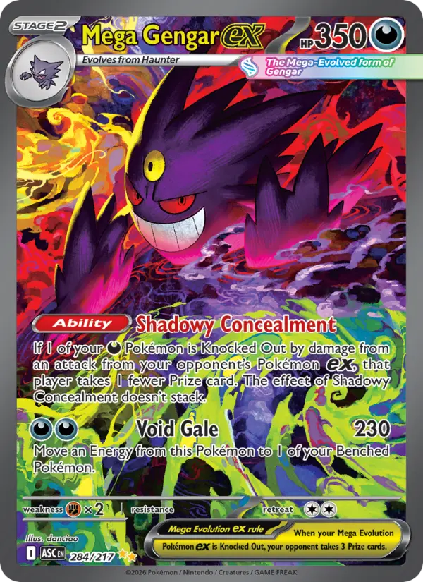 Mega Gengar ex - Ascended Heroes Pokemon Card