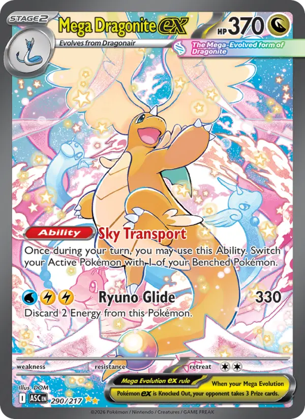 Mega Dragonite ex - Ascended Heroes Pokemon Card